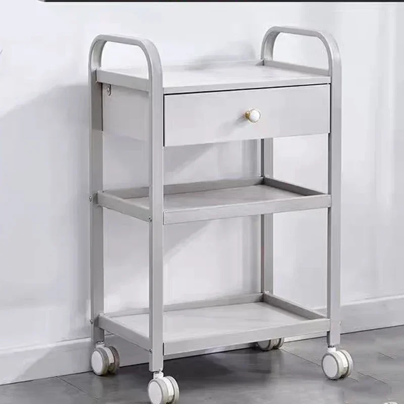 Косметическая железная тележка для покупок макияж медицинские алюминиевые