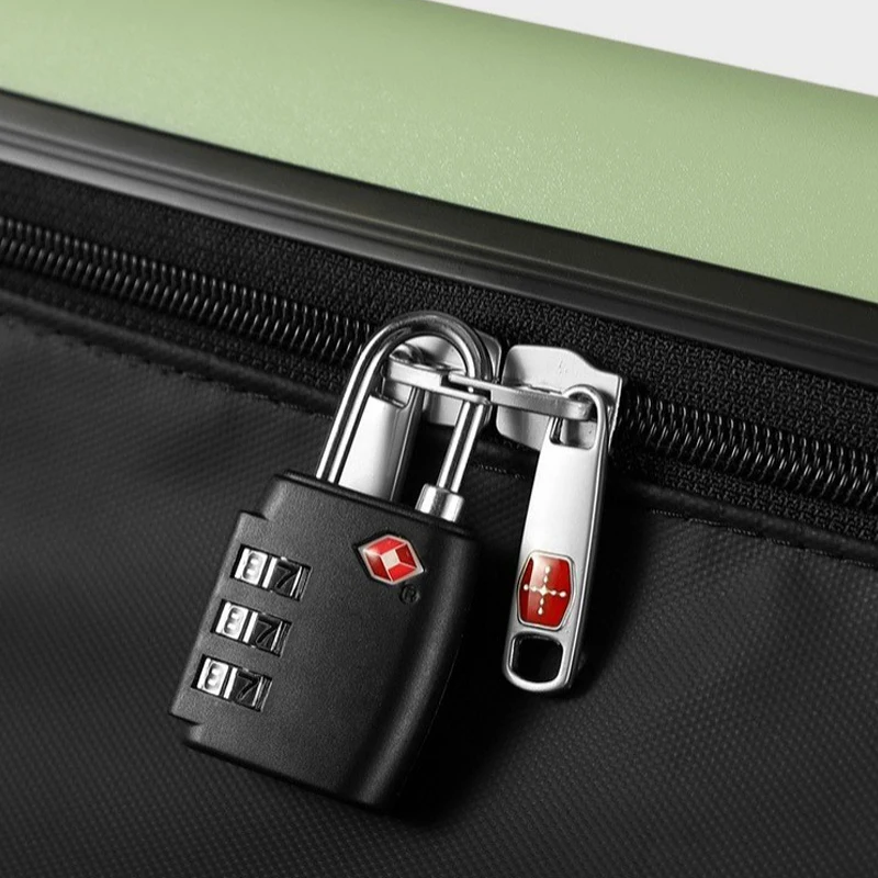 MiFuny Rolling Luggage Foldable Password Trolley Suitcases Portable Boarding Business Trip Business Travel Luggage with Wheels