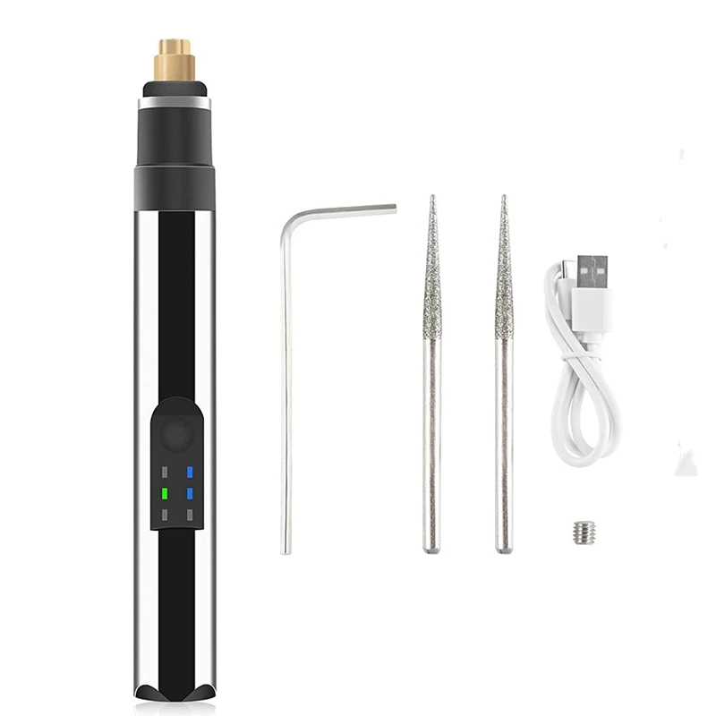 

Electric Engraving Tool Kit Engraving Pen USB Rechargeable Mini Drill Grinder Mini DIY Engraver Etching Pen