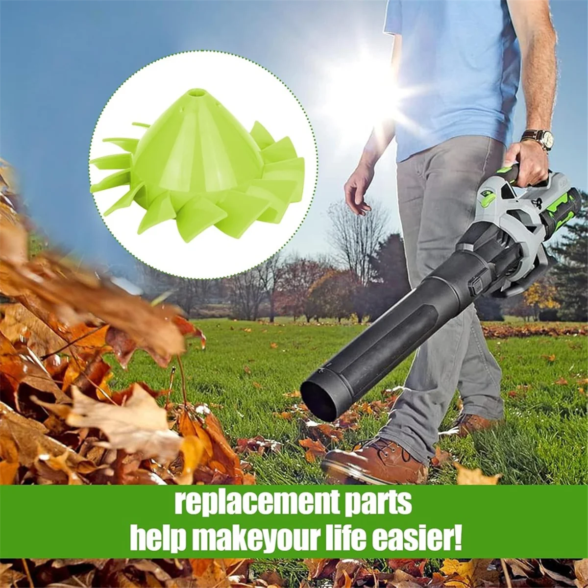 2 шт. лопасти вентилятора 529437004 для Ryobi 18 в P2108 P21081 и 529437003 529437001