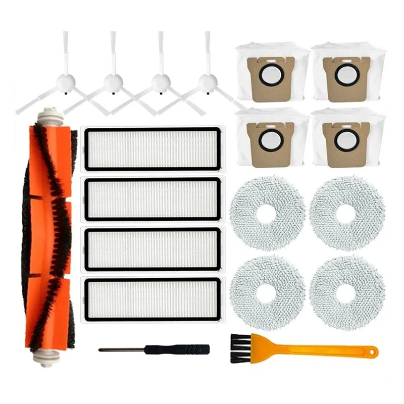 

For Xiaomi Robot Vacuum X10+ X10 Plus B101GL Replacement Main Side Brush Hepa Filter Mop Cloth Dust Bag