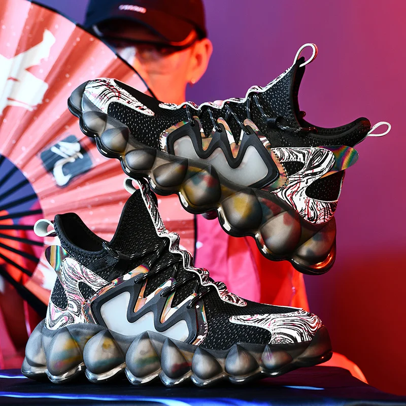 

Новинка 2022 года; Дышащая мужская обувь; Модные Нескользящие мужские кроссовки; Высокое качество; Уличная нескользящая обувь; Zapatillas De Hombre; Эл...