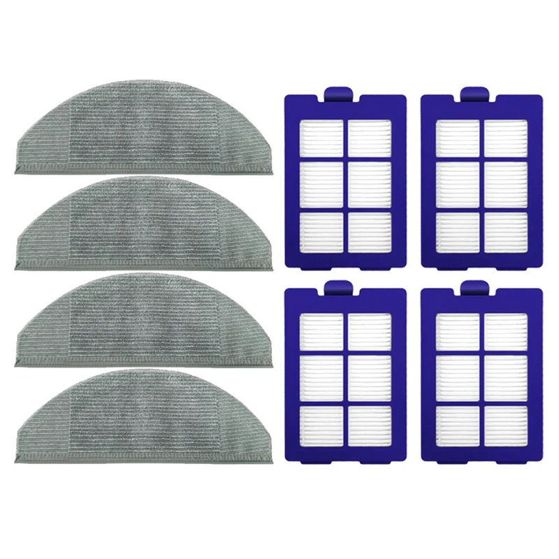 

Replacement Mop Cloths Pads Hepa Filter for Anker Eufy Robovac X8 Hybrid Robot Vacuum Cleaner Accessories