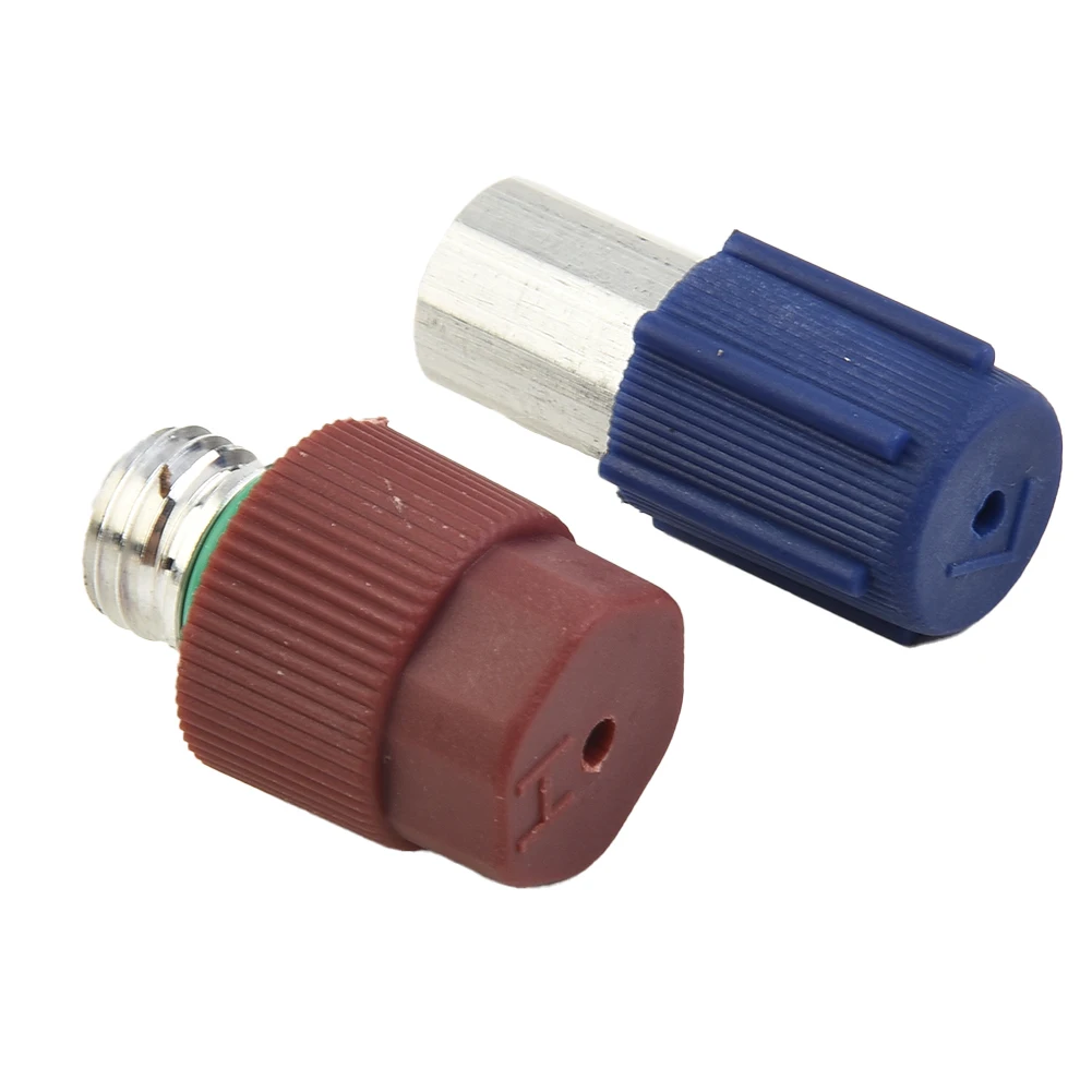 

R134a HD ND Adapter Replacement 2pcs 357820795H 357820795J Accessory CONNECTIONS Car FOR FOR FORD OPEL SEAT SKODA