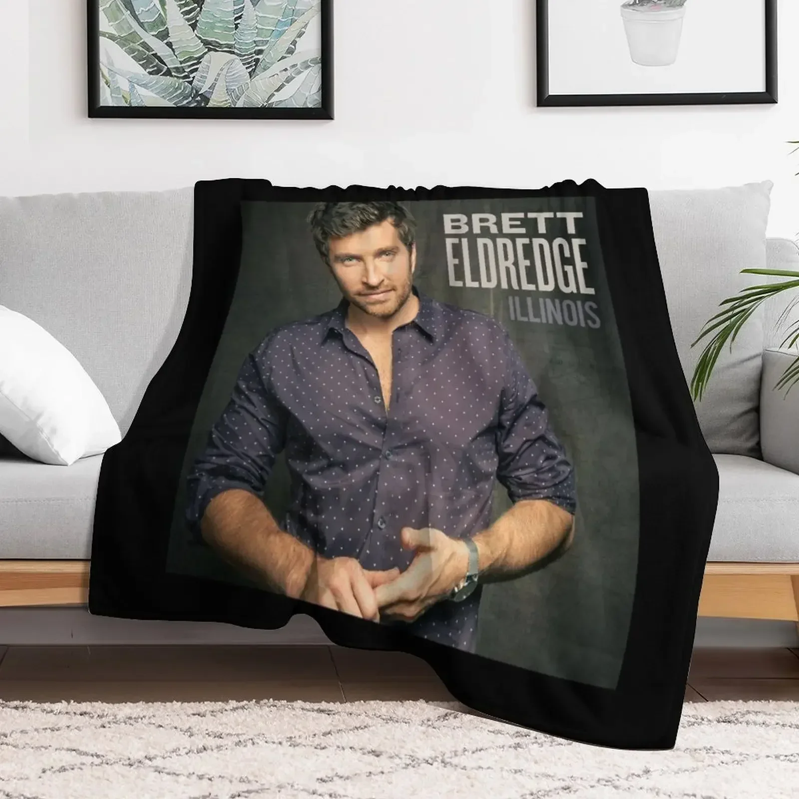 Одеяло Brett Eldredge illinois очень большое одеяло теплые мягкие плюшевые клетчатые