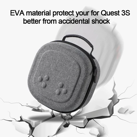Жесткий чехол для Meta Quest 3S/Quest 3/Quest 2