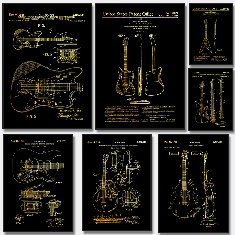 Музыкальная гитара с чехлом | AliExpress