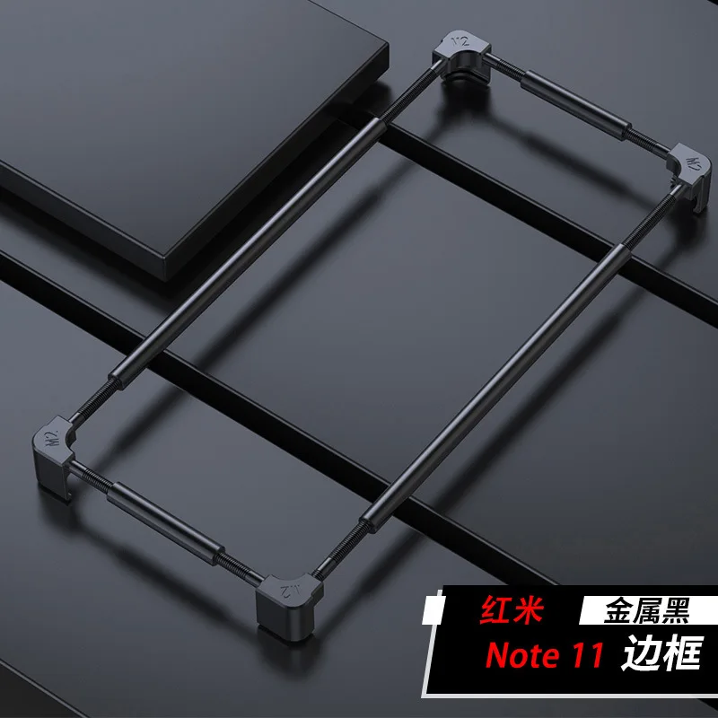 Original Metal Bumper Phone Case For Redmi 9 10x K40 K30 Note 11 10 9 9s Pro Aluminium Frame Protective Cover Fashion Shell