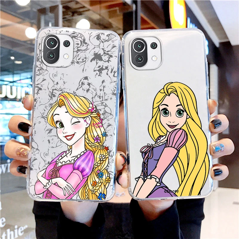 

Disney Rapunzel Princess Pretty For Xiaomi 13 Lite 12T 12S 12 11 Ultra 11T 10T 9 Pro 5G Transparent Phone Case Cover