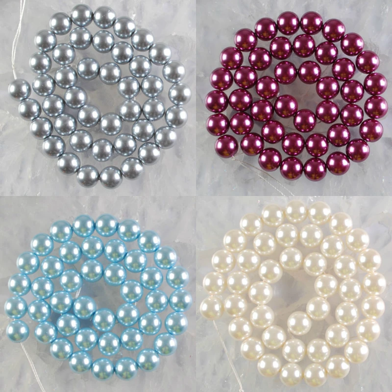 

43Pcs 10mm Baked Porcelain Glass Ball Beads Loose Bead For Jewelry Making DIY Necklace Bracelet Design Charms Accessories