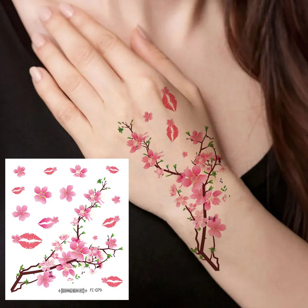 Временные водостойкие временные татуировки для тела