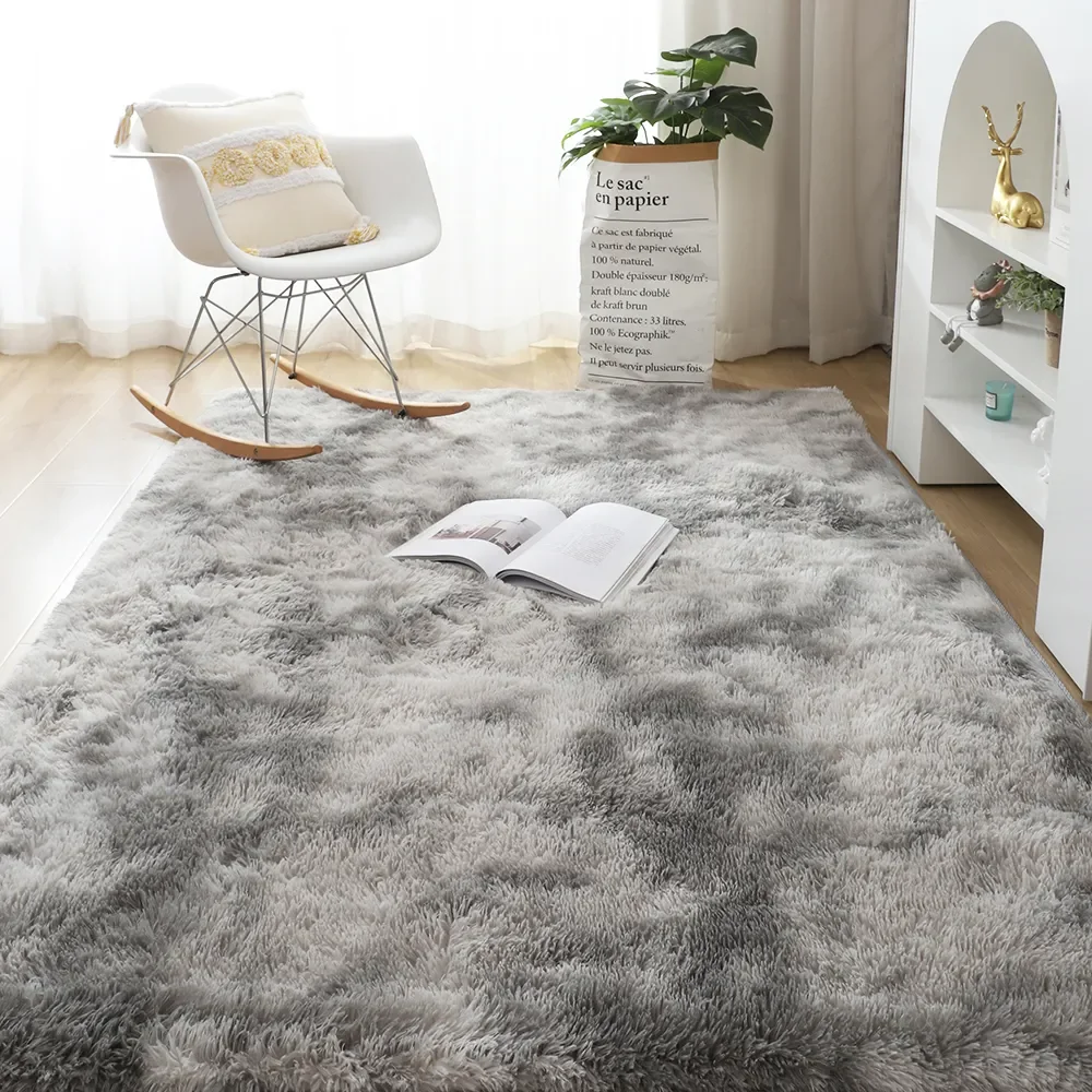 

Carpet for Living Room Plush Rug Bed Room Floor Fluffy Mats Anti-slip Home Decor Rugs Soft Velvet Carpets Kids Room Blanket