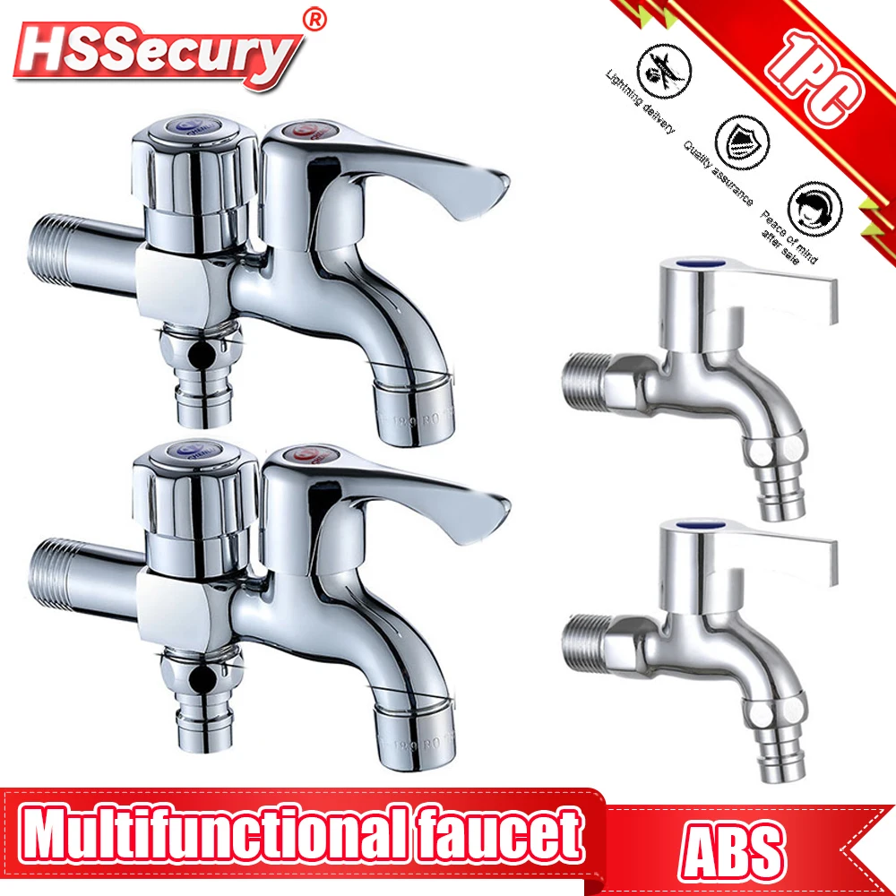 

Washing Machine Faucet Double Water Outlet Mop Pool Brass Tap Outdoor Garden Faucet Fast Bidet Faucets Bathroom Accessories