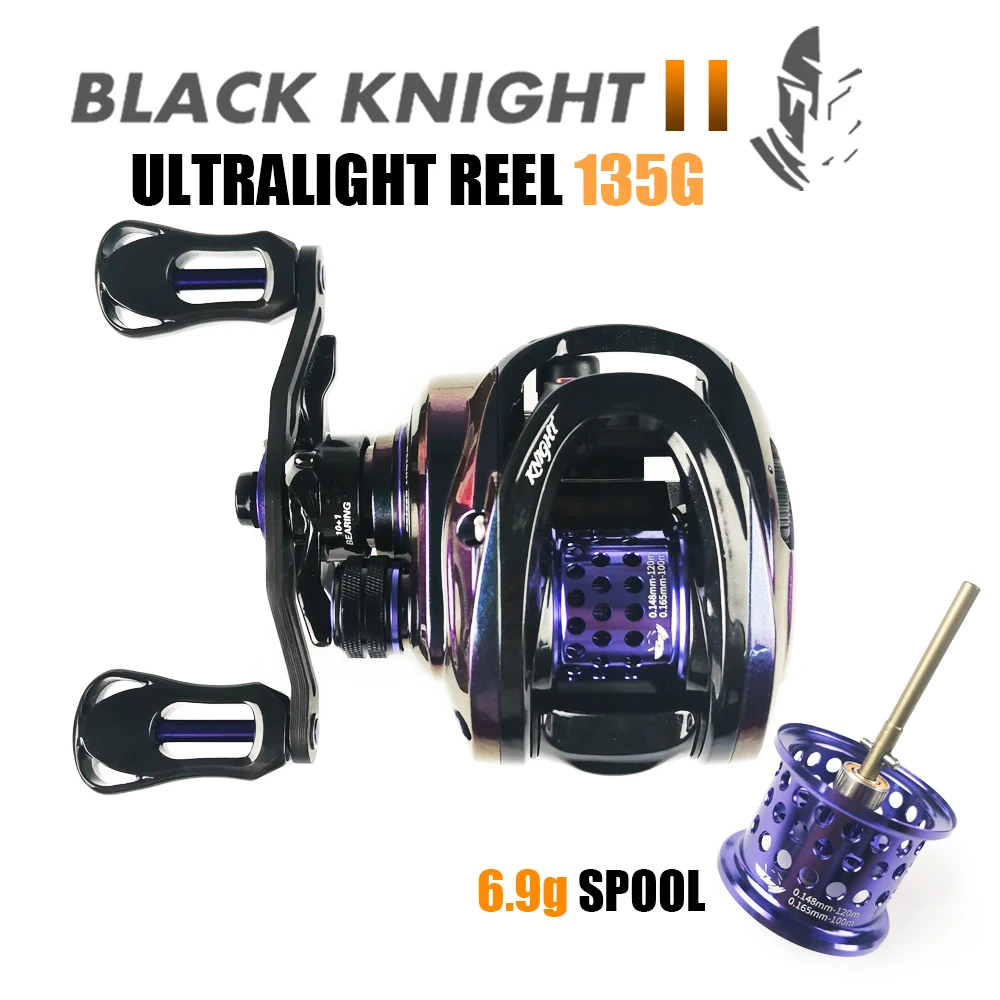 2021 New 135g Ultralight BFS Reel BK2 Spool 6.9g  Finesse Bait Casting Reel Baitcasting Coil For Crappie Trout Bass Fishing