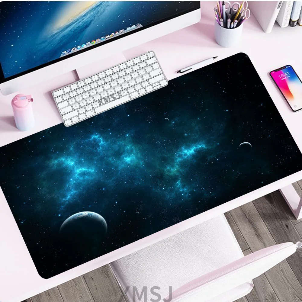 Large Mouse Pad 700x400/900x400mm Space Galaxy HD Wallpaper Desk Mat Computer Accessories Mice Mats Gaming |