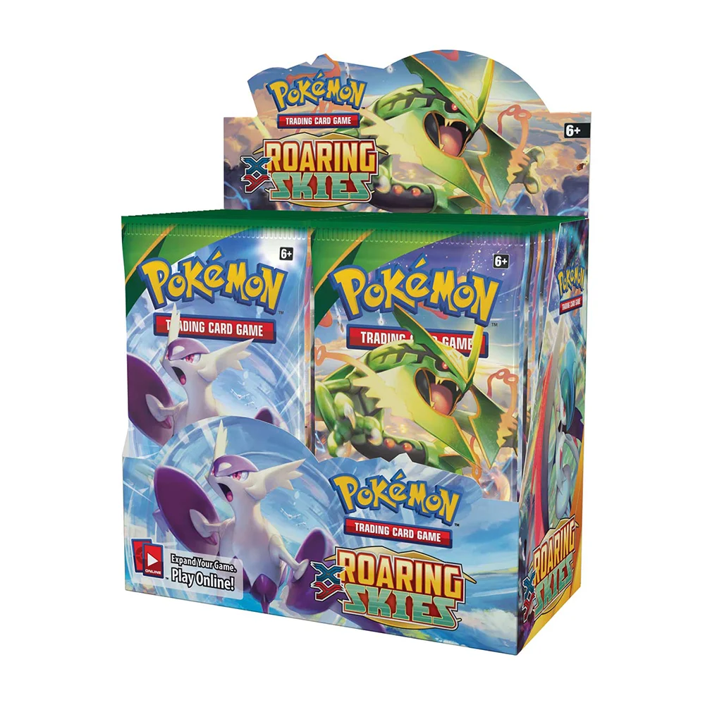 Carte Pokémon TCG: XY-Roaring Skies Booster Display Box (36 Packs) Card Pikachu Pokemon Game Kids Toys Cards Drop Shipping