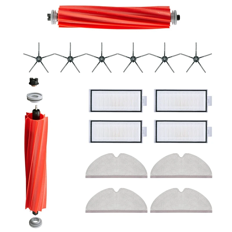 

Сменная роликовая щетка, боковые щетки, фильтр НЕРА Для Roborock Q7 Q7 + Q7max Q7max + аксессуары для робота-пылесоса