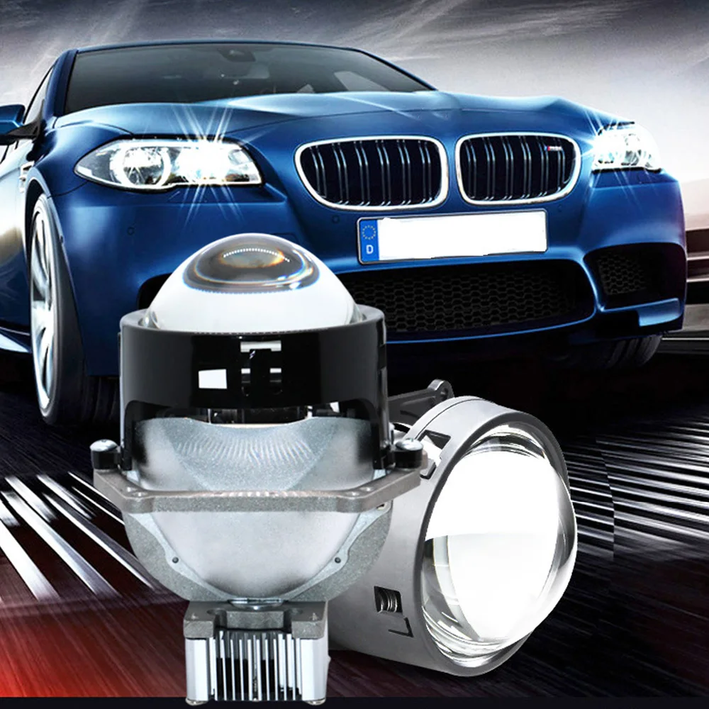 

High Quality 3 Inch H4 Bi LED Projector Lens Retrofit with Hella 5 Bracket for Modified Headlights