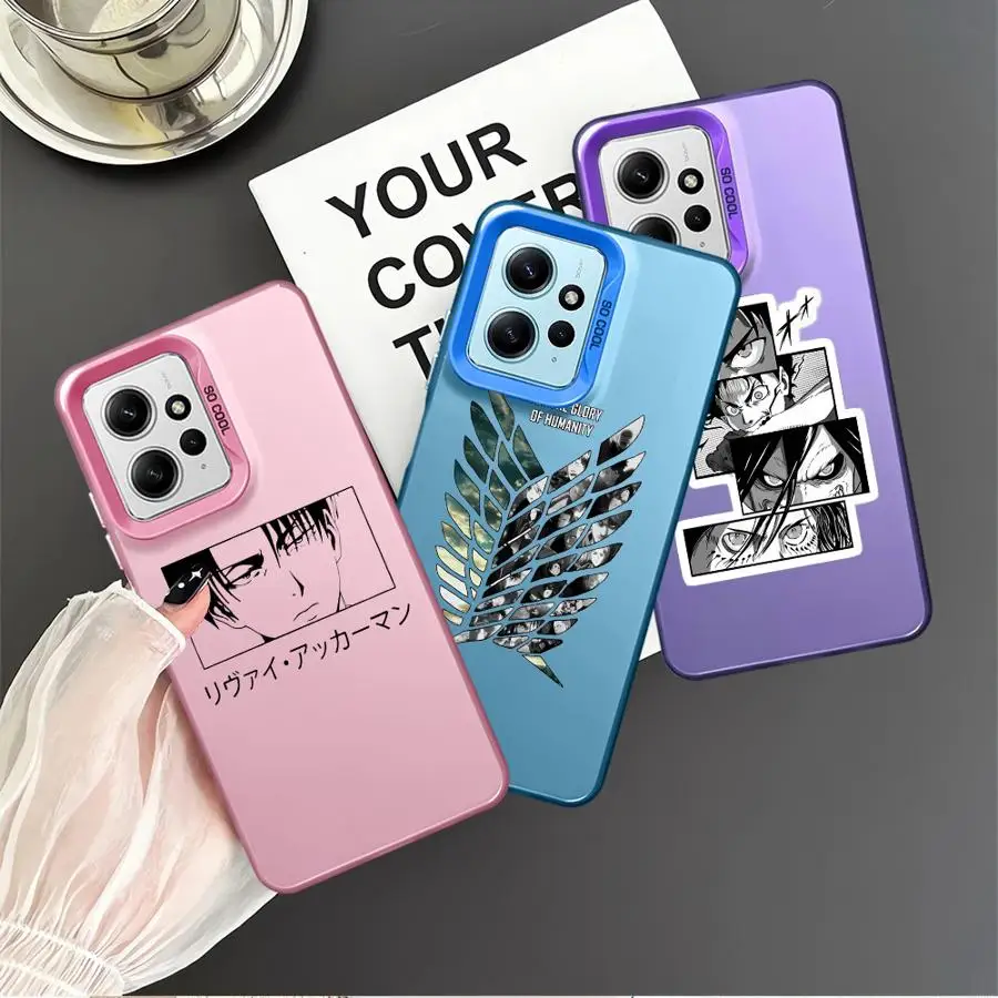 Attack On Titan Logo Cover Phone Case for Xiaomi Redmi Note 13 Pro Plus 11s 10 5G 9 9s 12s Soft Shell