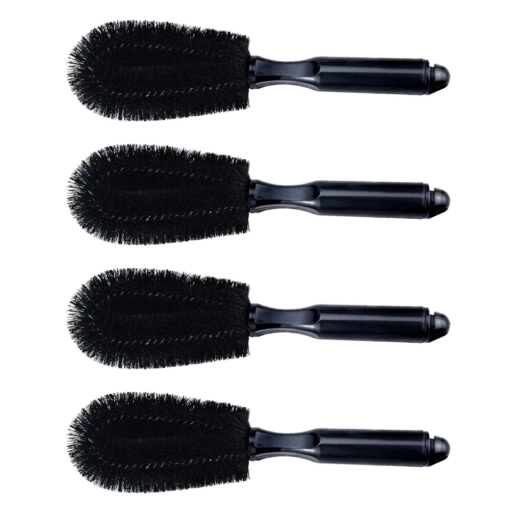 

4 Pcs Hub Brush Tire Cleaning Tool Car Wheel Tools Abs Brushes Rim Cleaner Supplies