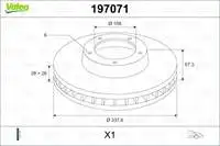 

197071 for brake mirror ten air CRUISER D 4D × 6