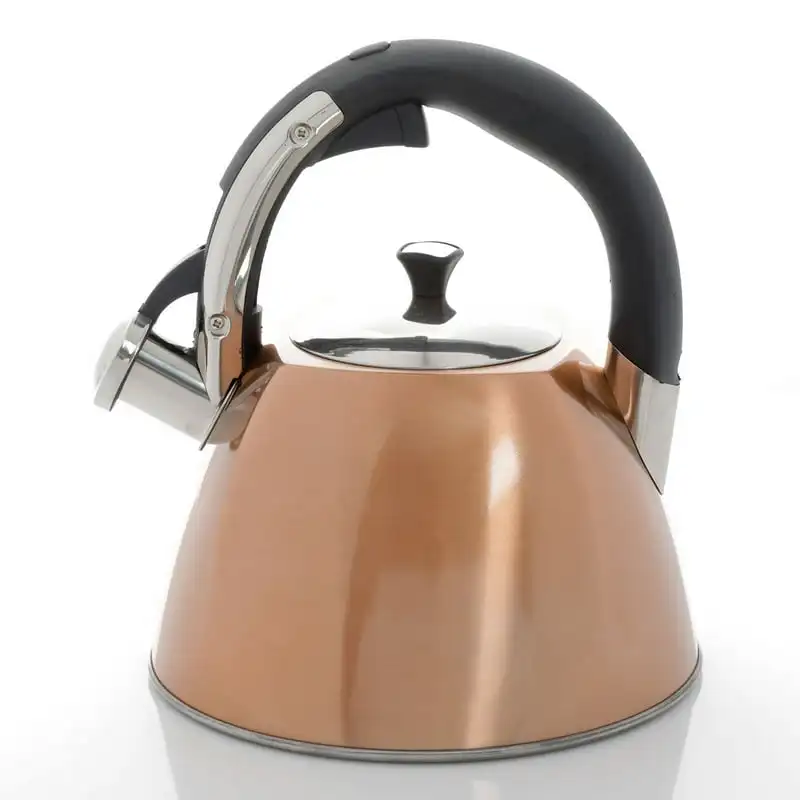 

2.5 Quart Stainless Steel Tea Kettle in Copper