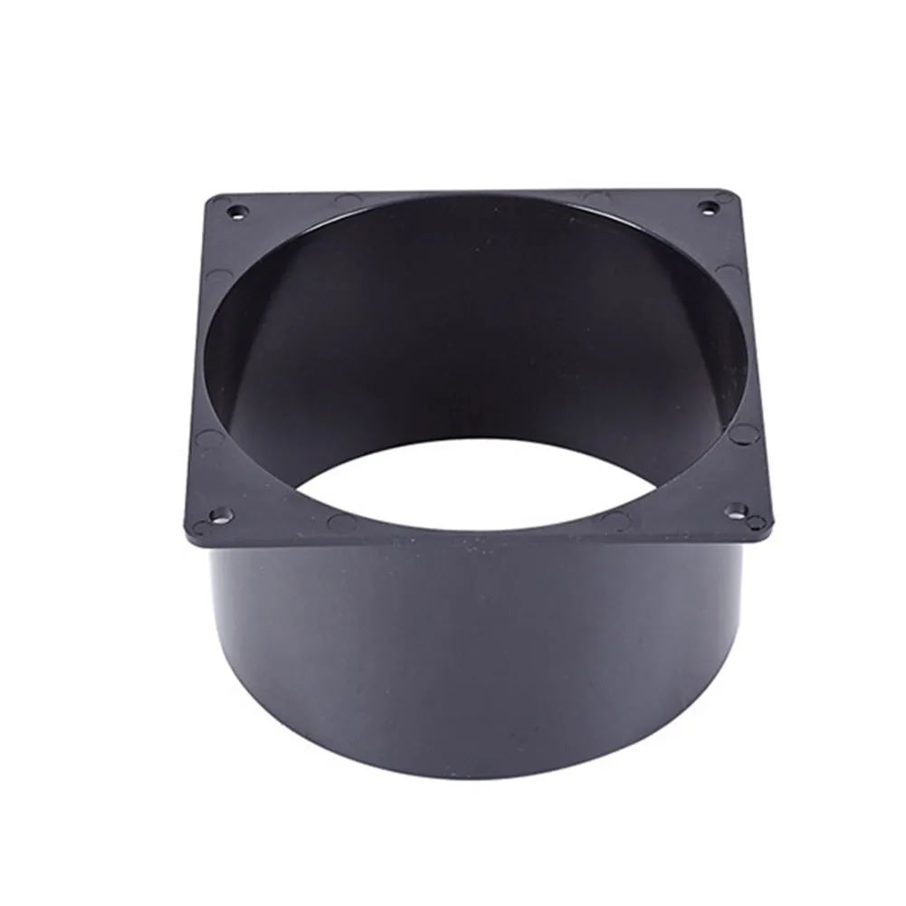 

1pc Flange Connector 75mm 100mm 120MM ABS Wall Flange Connector For Ventilation Pipe Air Ducting Connection Accessory