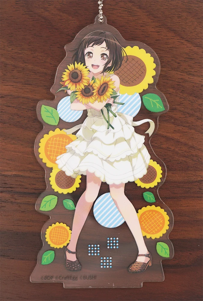 Взгляд! Аниме игра Poppin'Party Hanazono Tae Kokoro Tsurumaki Yukina Minato Roselia Hazawa Tsugumi акриловая