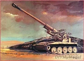 

DIYMyModeI Американский m110-a2 203 мм cannon самоходный своими руками Сделай Сам ручной работы Бумага модель комплект ручной работы игрушки головоломк...