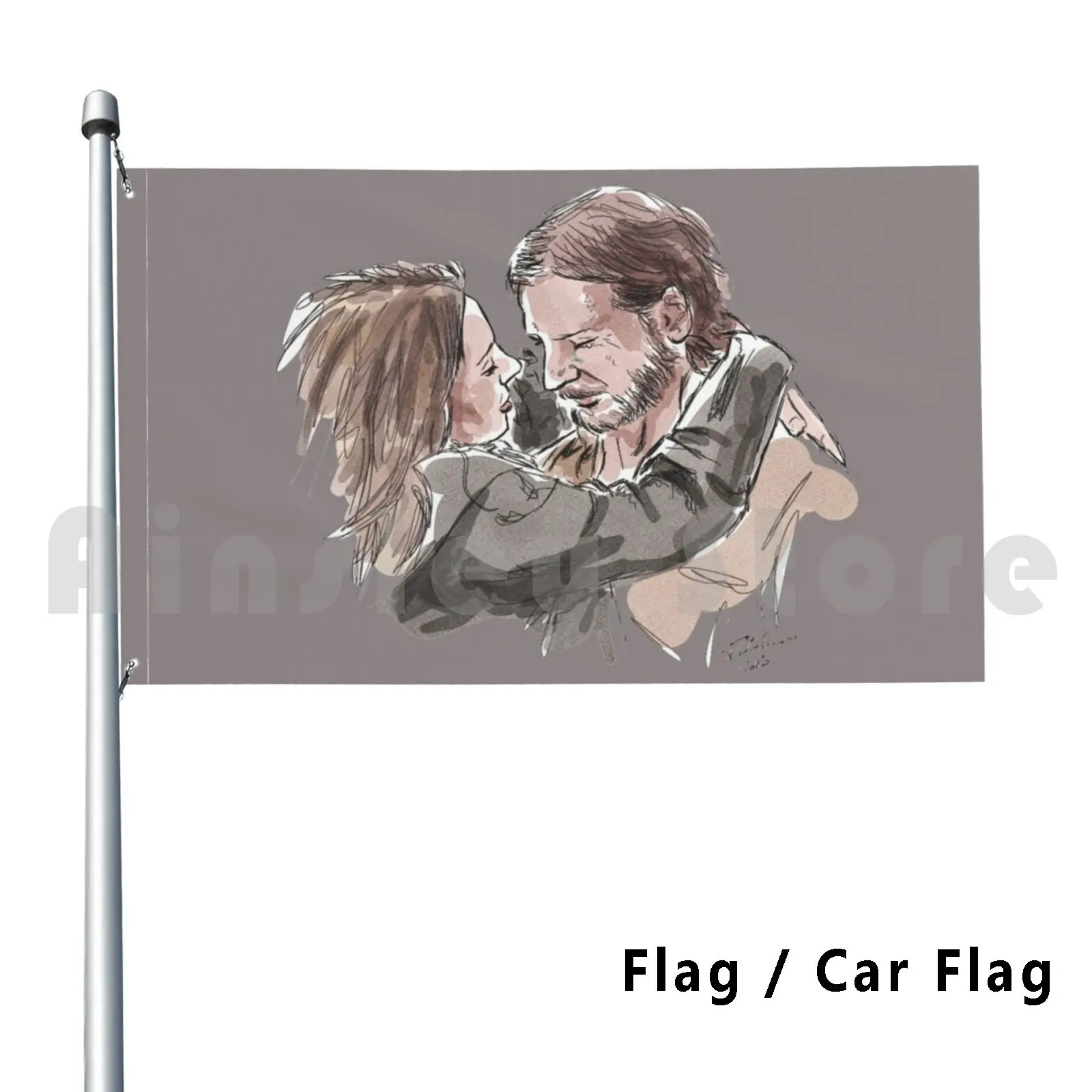 Мы находимся далеко от мелководья сейчас флаг автомобиля Смешные звезды музыка