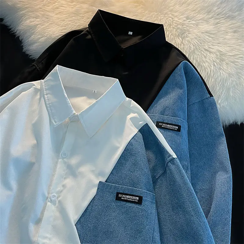 

XEJ Spring Summer 2022 Women Fashion Tops Cotton Shirt Long Sleeve Elegant Blouse Women's Clothing Patchwork Shirt