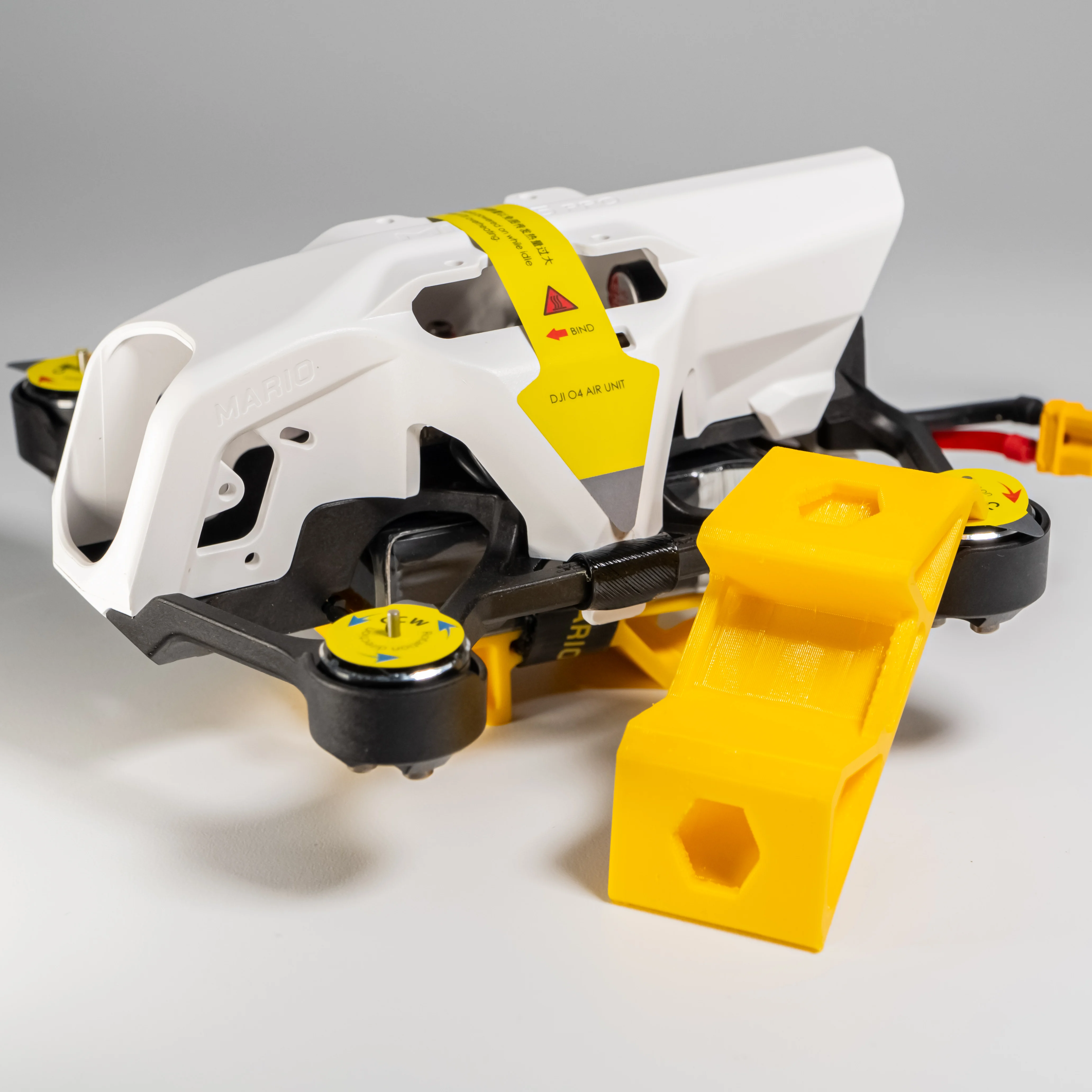 Фото Новое защитное крепление для LiPo батареи из ТПУ с 3D-печатью для SpeedyBee Mario Mini 25, FPV Drone Frame Quadcopter №1