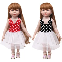 doll dress mouse ears polka dot dress 18 inch american og girl doll 43 cm reborn baby boy doll diy toy gift c573