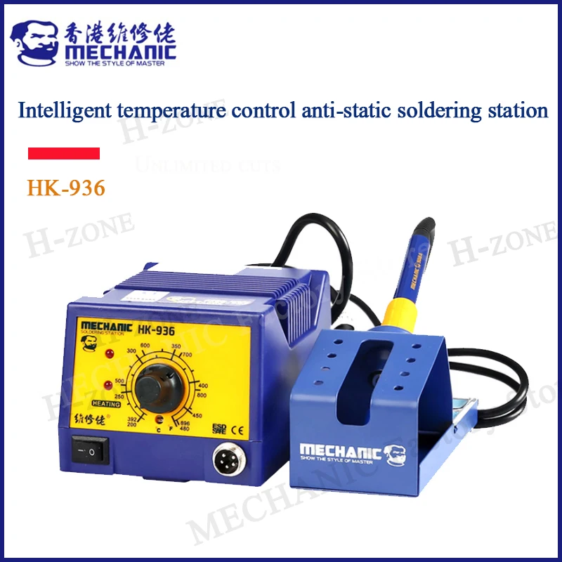 MECHANIC HK-936 constant temperature welding iron rework station for mobile phone BGA SMD PCB IC welding phone repair tool