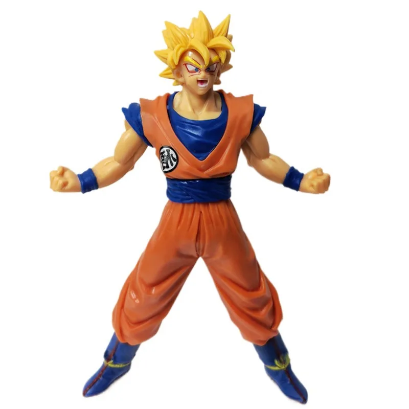 

Dragon Ball Z Super Saiyan Anime Model Son Goku Scene PVC Action Figure 18cm Statue Collectible Toy DBZ Doll Kakarotto Figma