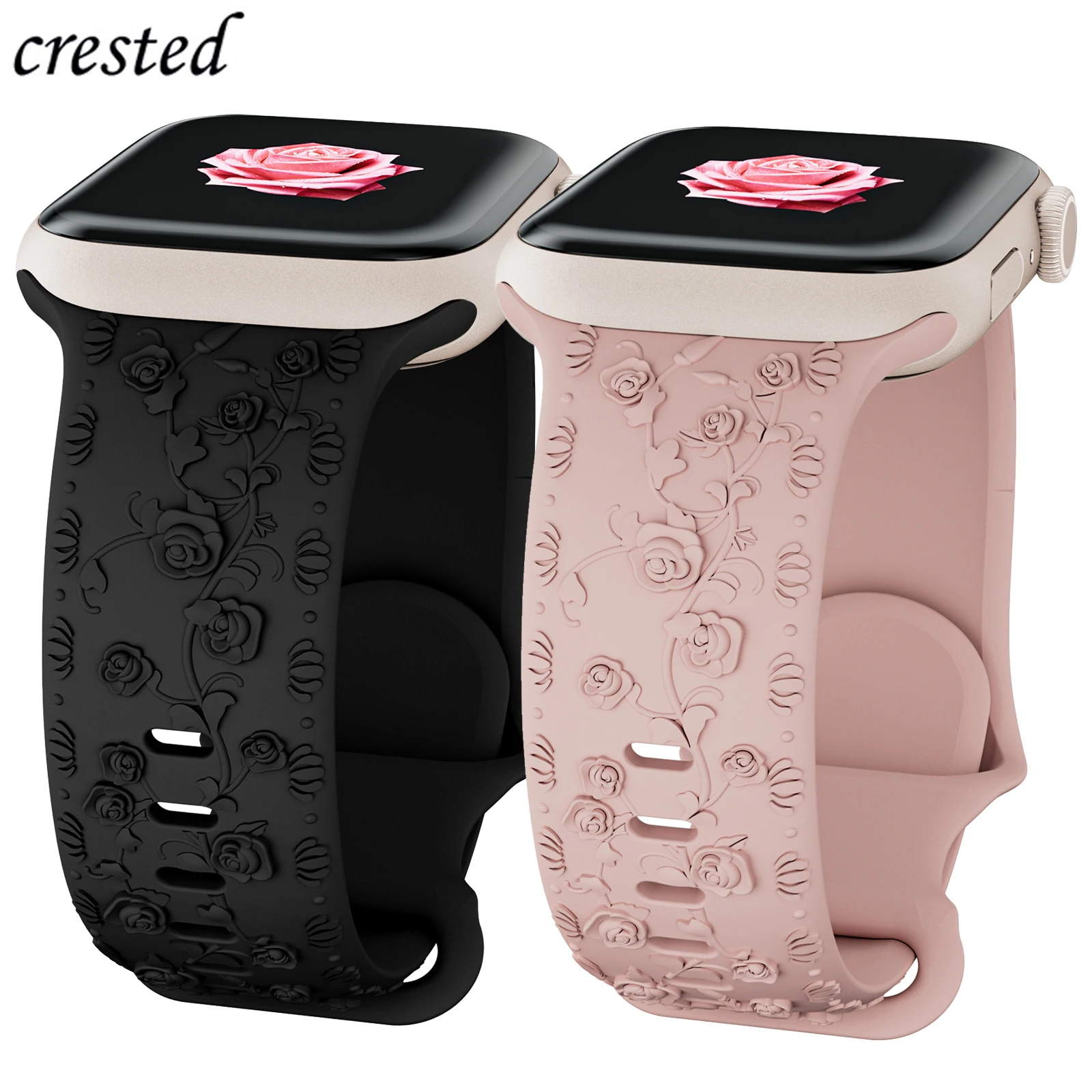 Силиконовый Ремешок Для Часов Apple Watch 38 Мм/40 Мм/41 Мм/42 Мм/44 Мм/45 Мм С Спортивным