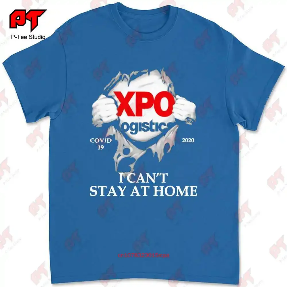 Blood Inside Me Xpo Logistics I Can't Stay At Home Футболка RPKT