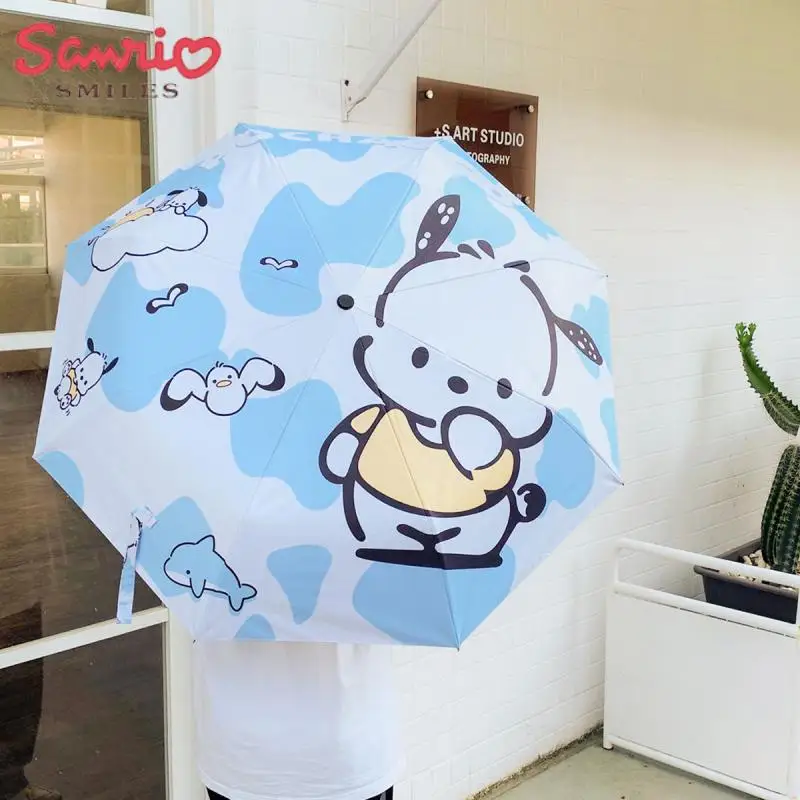

Pachacco Umbrella Sanrio Anime Sweet Creative Kawaii Cartoon Portable Folding Sunscreen Anti-Uv Sun Umbrella Cute Birthday Gift