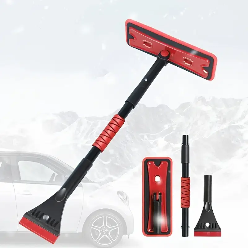 

1 шт. автомобильная лопата для снега, съемная многофункциональная щетка для снега, износостойкая губка EVA, скребок для снега и стекла, инстру...