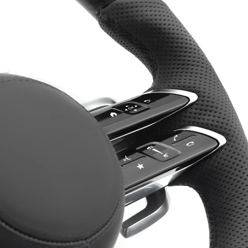 Фото Карбоновый автомобильный руль в сборе для Mercedes Benz AMG W204 W205 W212 W222 W221 E63s C180 Cls Glc Gle Gls Gla Cla Glk Slc №4
