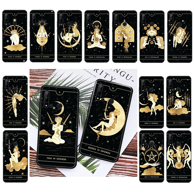 

Divine Feminine Tarot Phone Case For Huawei P50 Pro P30 P40 Lite P40Pro P20 lite P10 Plus Mate 20 Pro Mate20 X