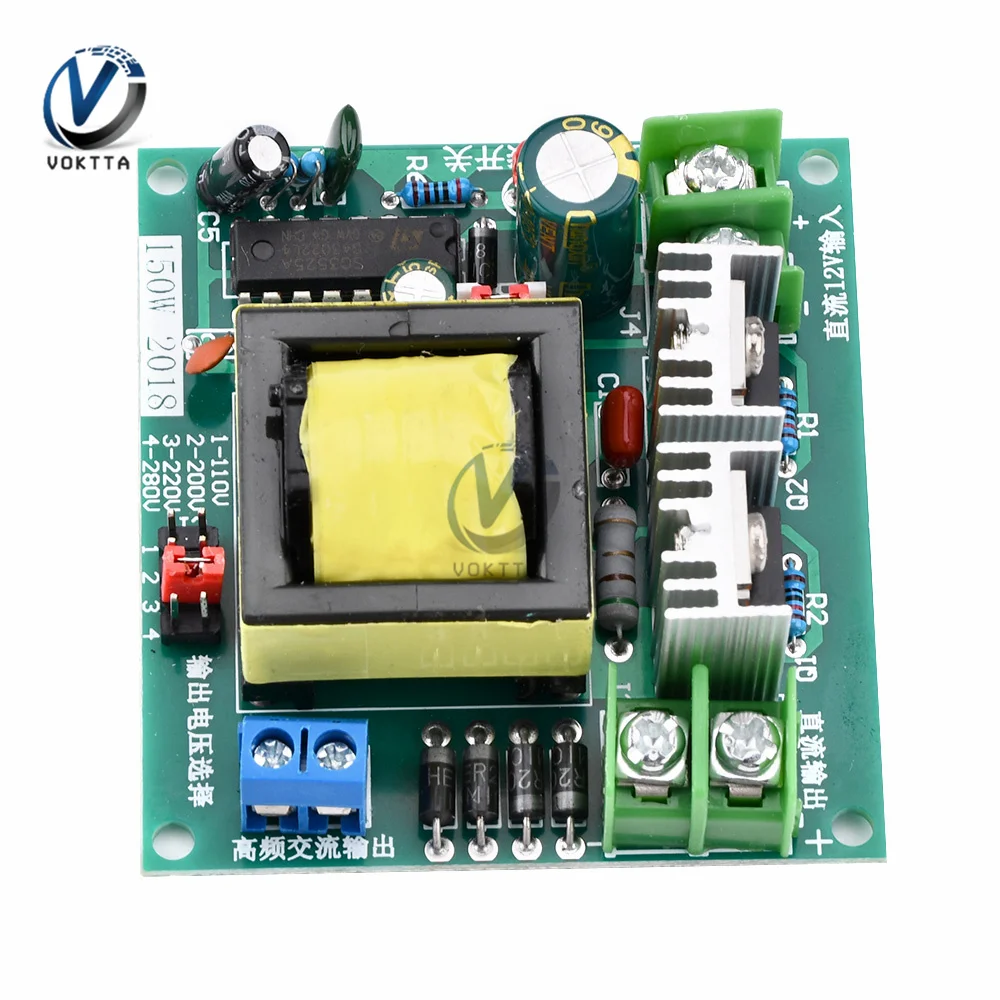 

Voktta 150W Инвертор DC 12V to 110V 220V