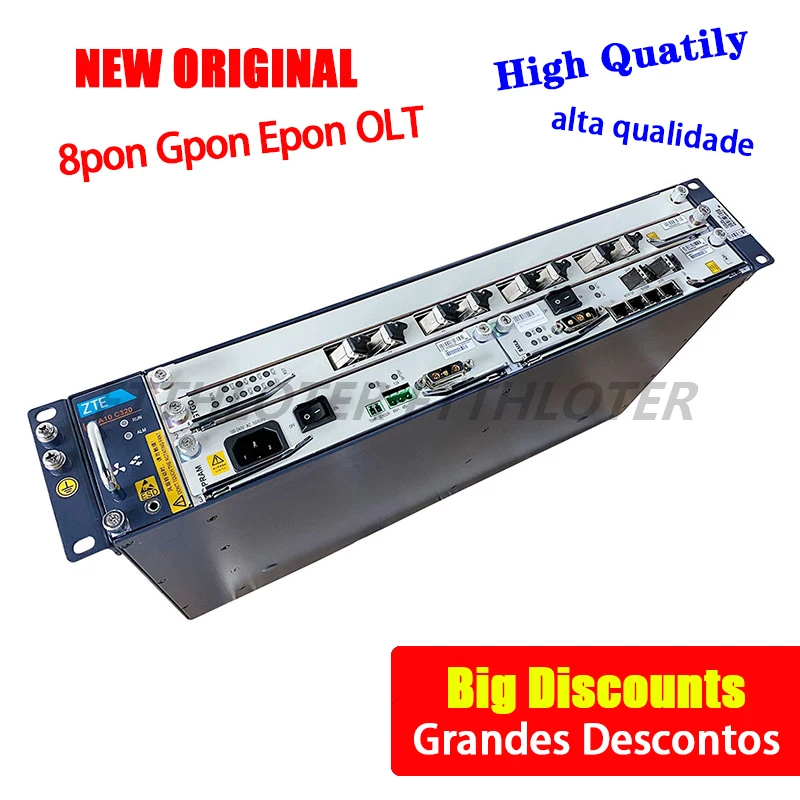 1G C320 ZTE OLT GPON 8PON 8 Порт 220 В переменного тока 1g A30 GTGO C + 16PON GTGH с 16 шт. SFP модуль порт |