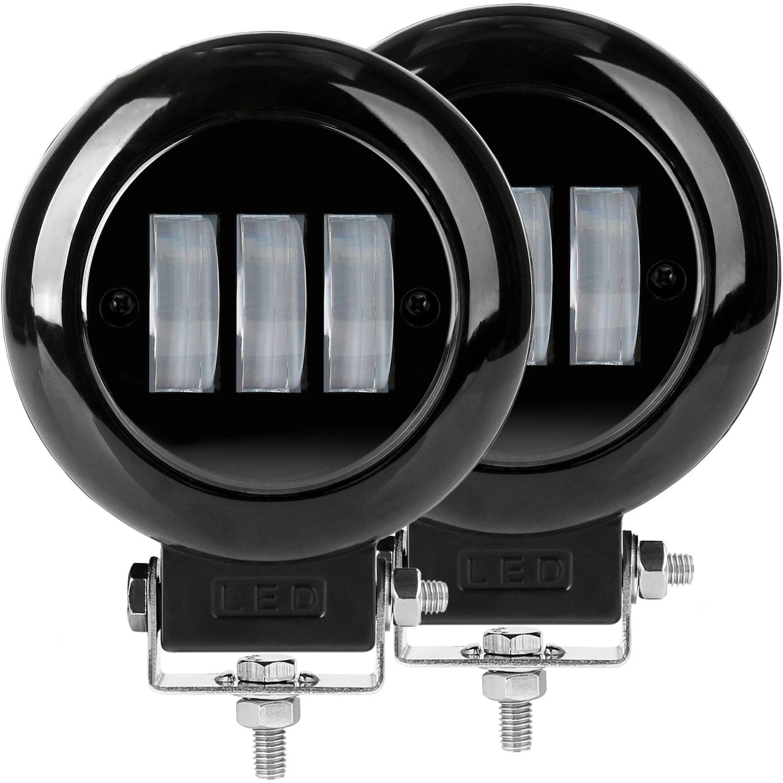 

LED Fog Lamp Driving Daytime Off road Led Light Headlight 3'' 20W Motorcycle Halo Lamps For Jeep ATV 12V 24V SUV Worklight Beams