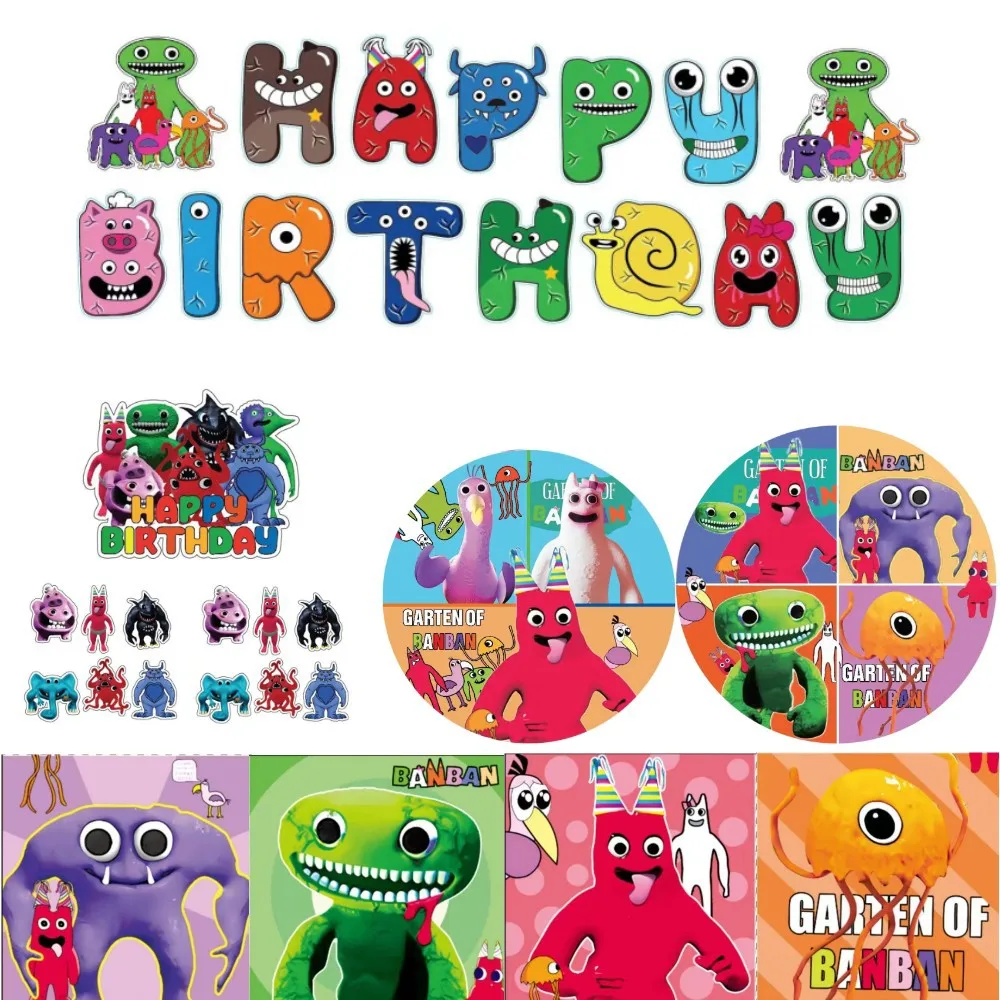 Новинка украшение Banban флаг подвесные тарелки для торта набор бумажных