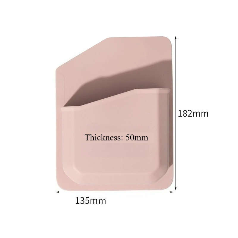 Фото Настенная полка, держатель для ручек, коробка для хранения мобильного телефона, настенная полка для пультов дистанционного управления. №5