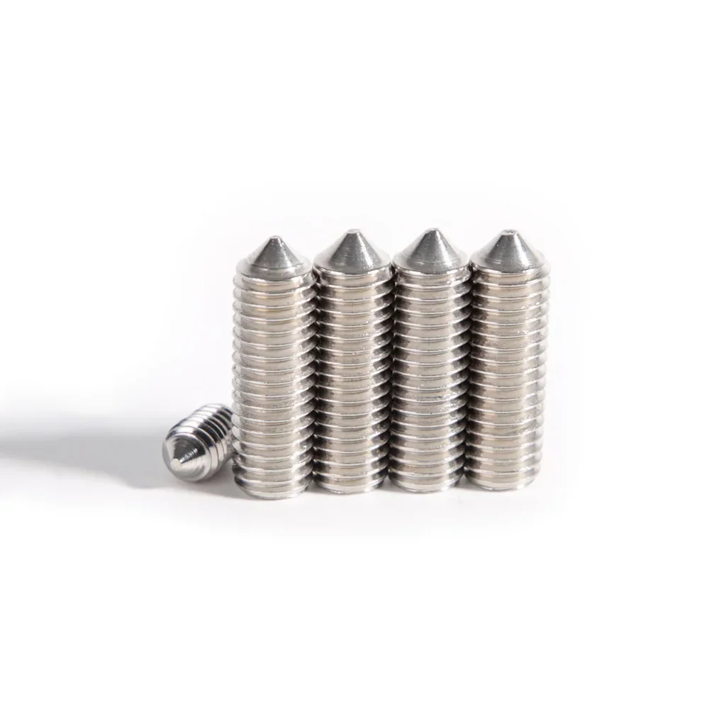 M3 M4 M5 M6 M8 M10 M12 DIN914 Нержавеющая сталь 304 Шестигранная шестигранная головка Конусная