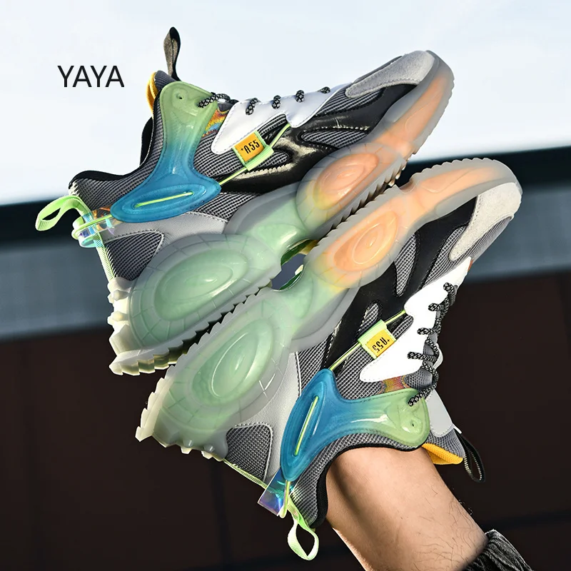 2022 Men Outdoor Sports Casual Running Sneaker for Male Fashion Luminous Sports Tennis Shoes adidas shoes men