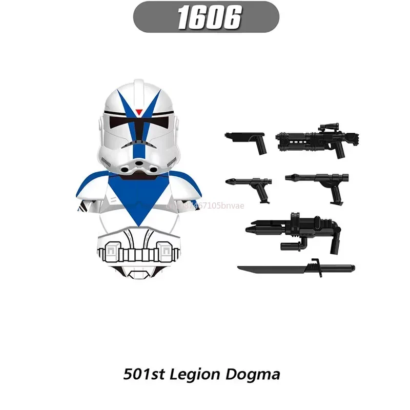 X0300 строительные блоки Клон солдат 501-й легион Императорский штурмовик робот