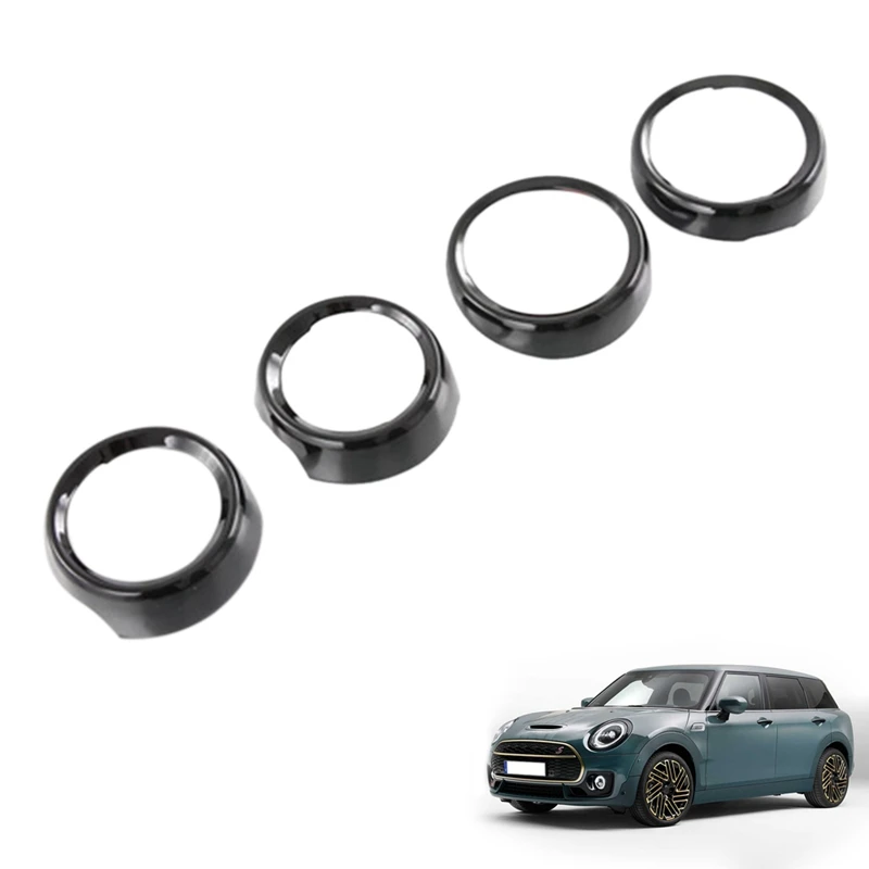 

4Pcs Interior Mouldings Inner Door Handle Bowl Panel Decoration Cover Trim For MINI Cooper Clubman 2022